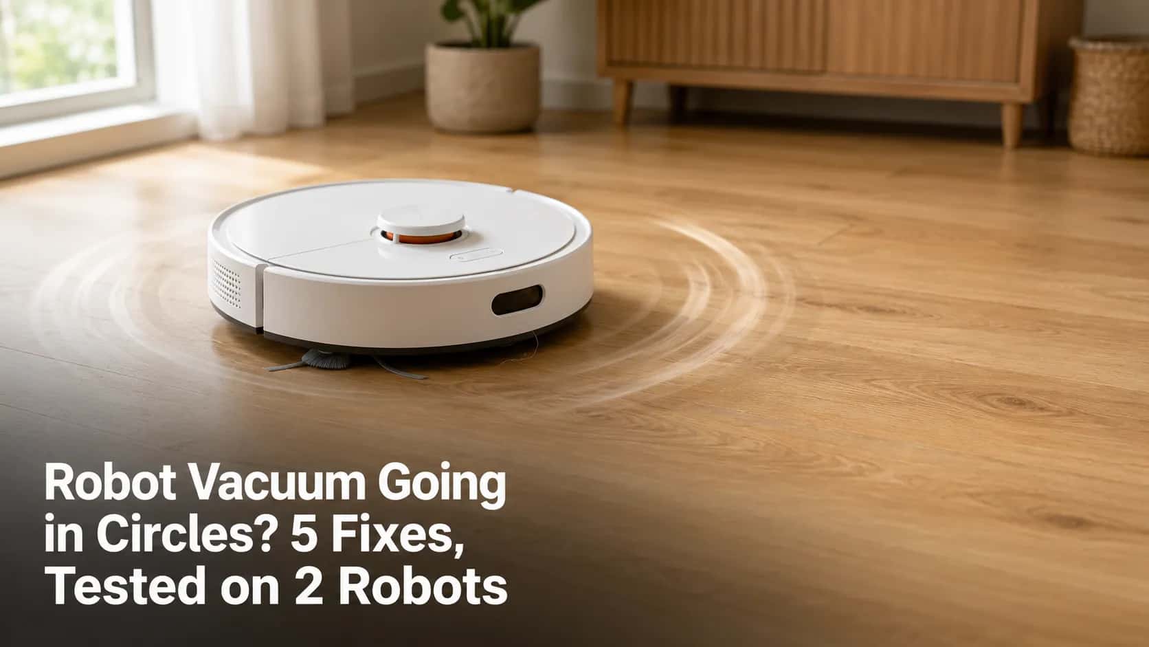 Robot Vacuum Going in Circles? 5 Fixes, Tested on 2 Robots