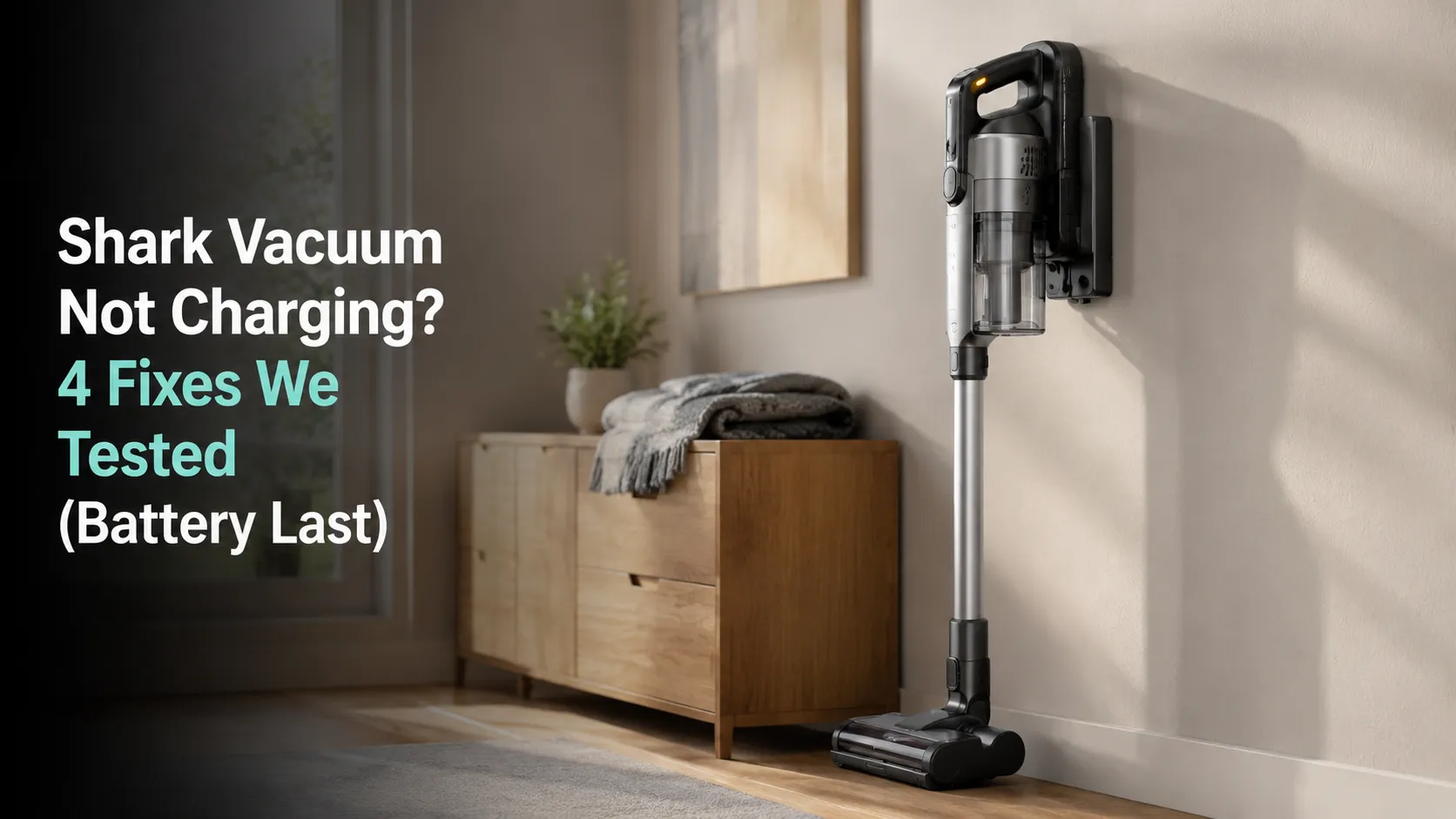 Shark Vacuum Not Charging? 4 Fixes We Tested (Battery Last)