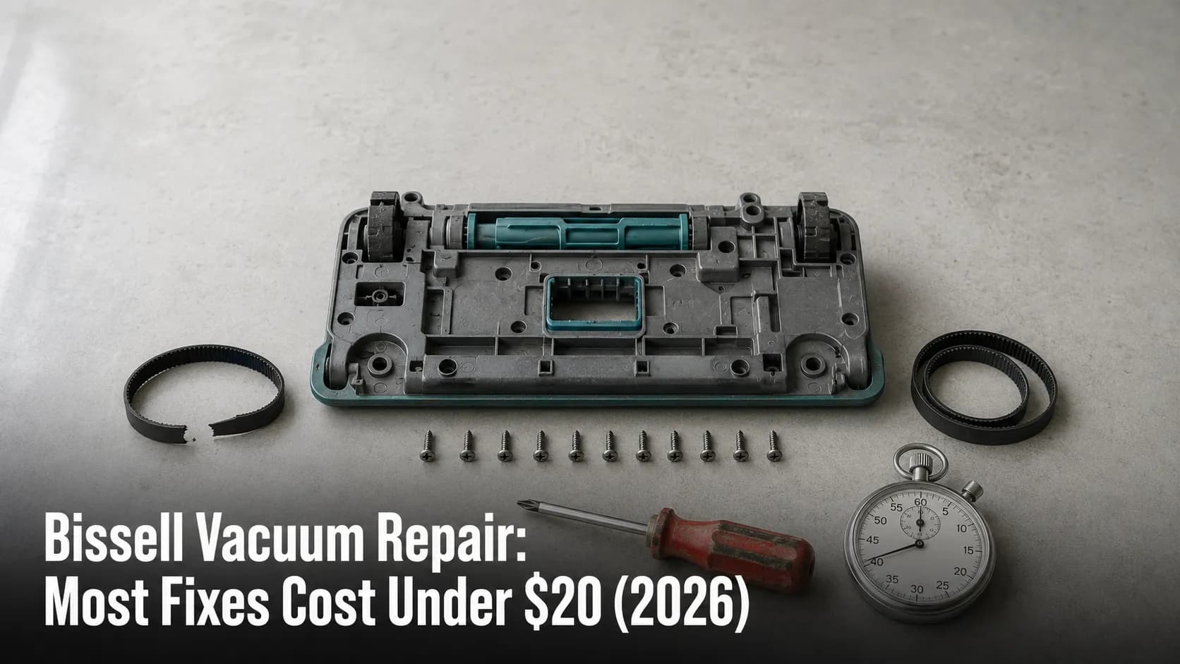 Bissell Vacuum Repair: Most Fixes Cost Under $20 (2026)