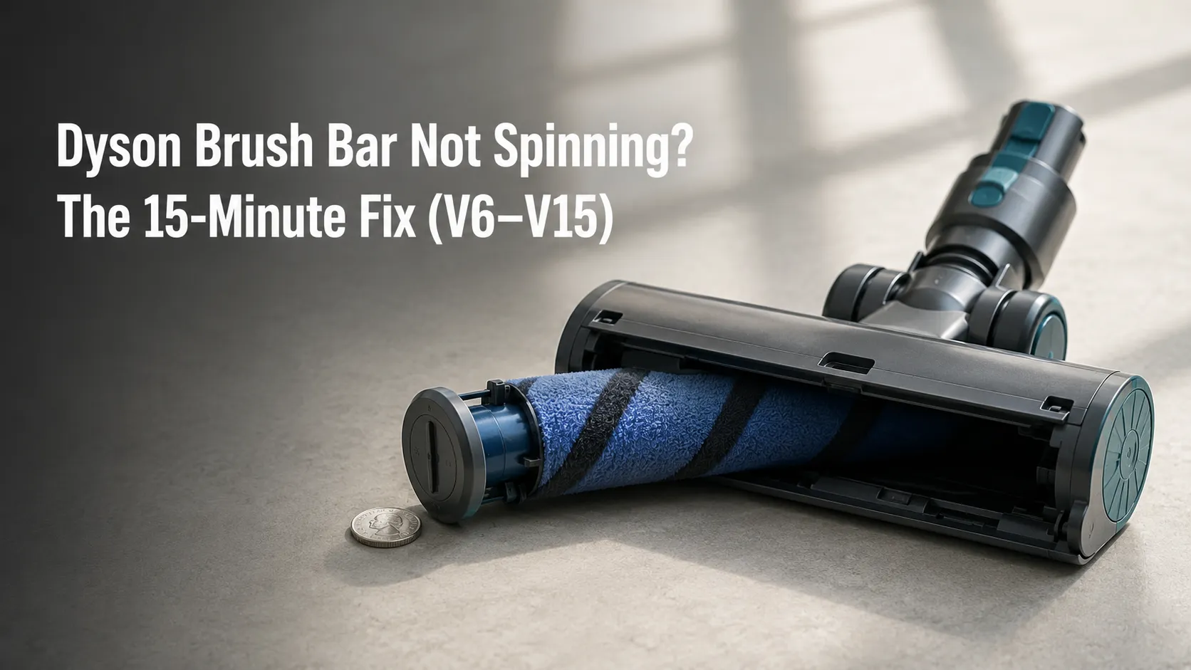 Dyson Brush Bar Not Spinning? The 15-Minute Fix (V6–V15)