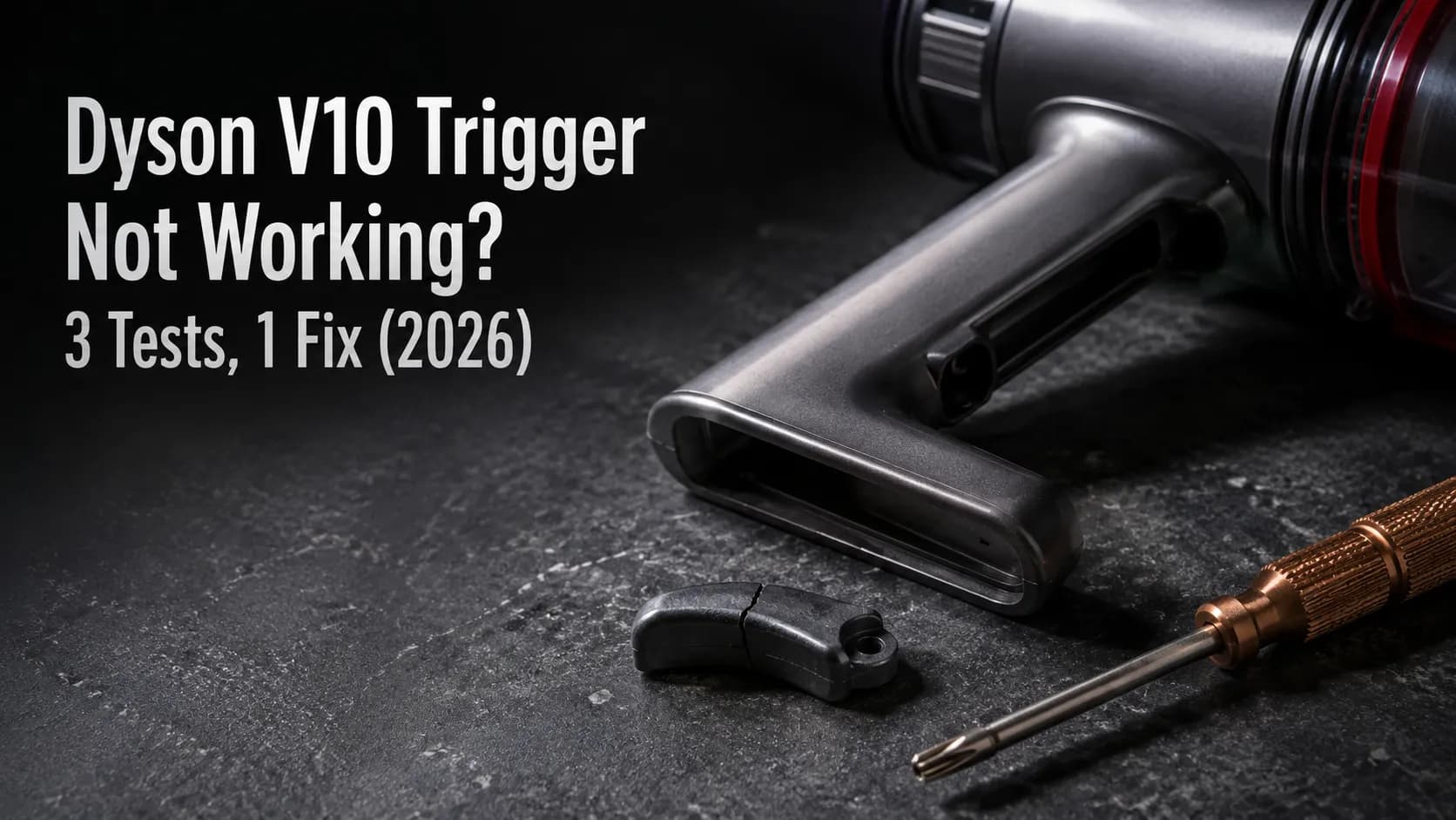 Dyson V10 Trigger Not Working? 3 Tests, 1 Fix (2026)