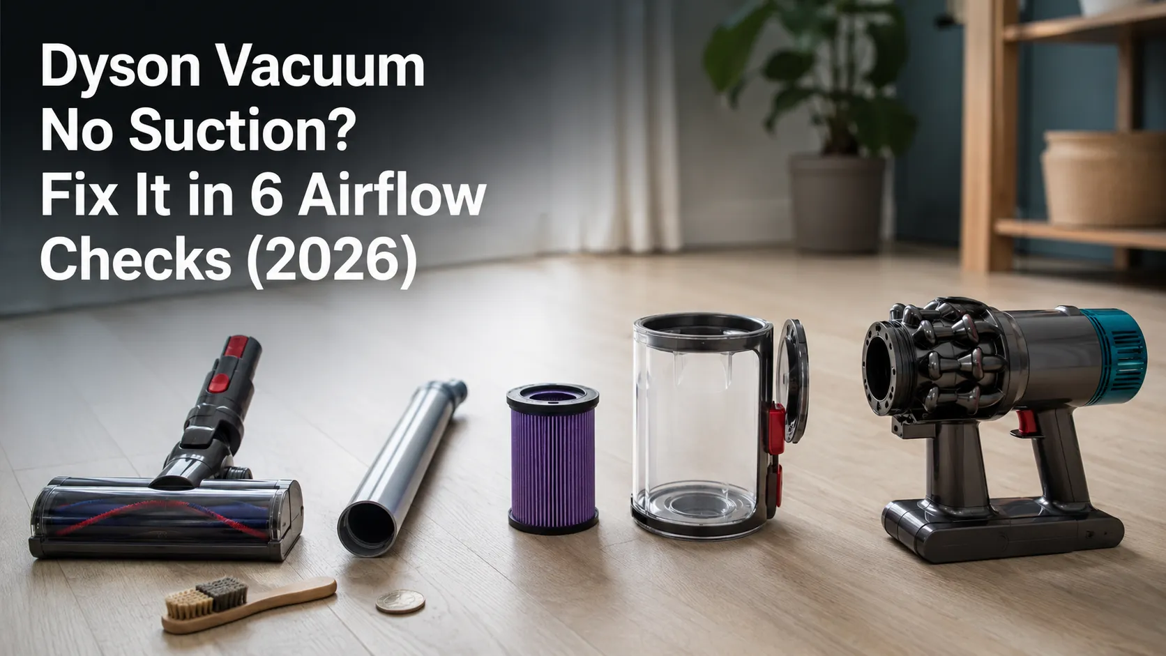 Dyson Vacuum No Suction? Fix It in 6 Airflow Checks (2026)