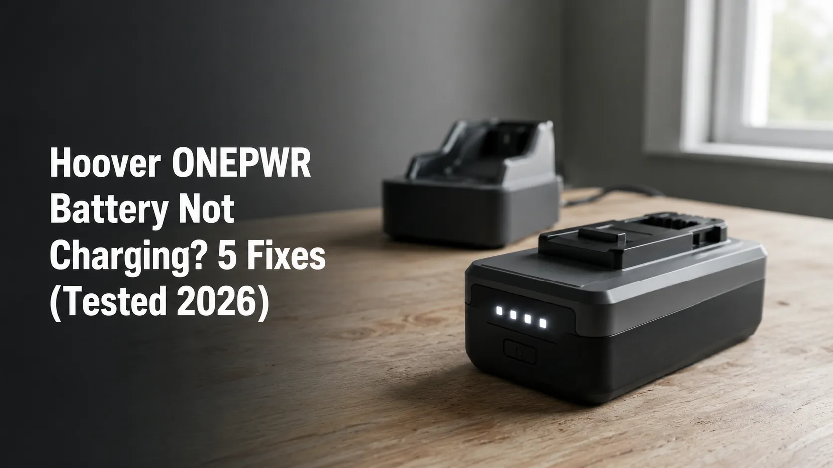 Hoover ONEPWR Battery Not Charging? 5 Fixes (Tested 2026)