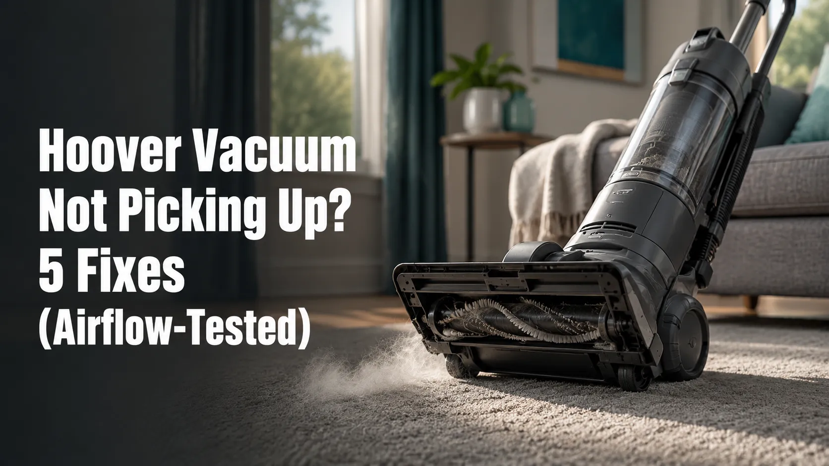 Hoover Vacuum Not Picking Up? 5 Fixes (Airflow-Tested)