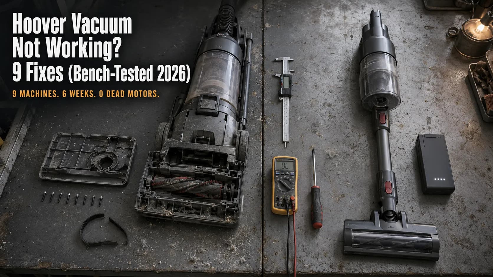 Hoover Vacuum Not Working? 9 Fixes (Bench-Tested 2026)
