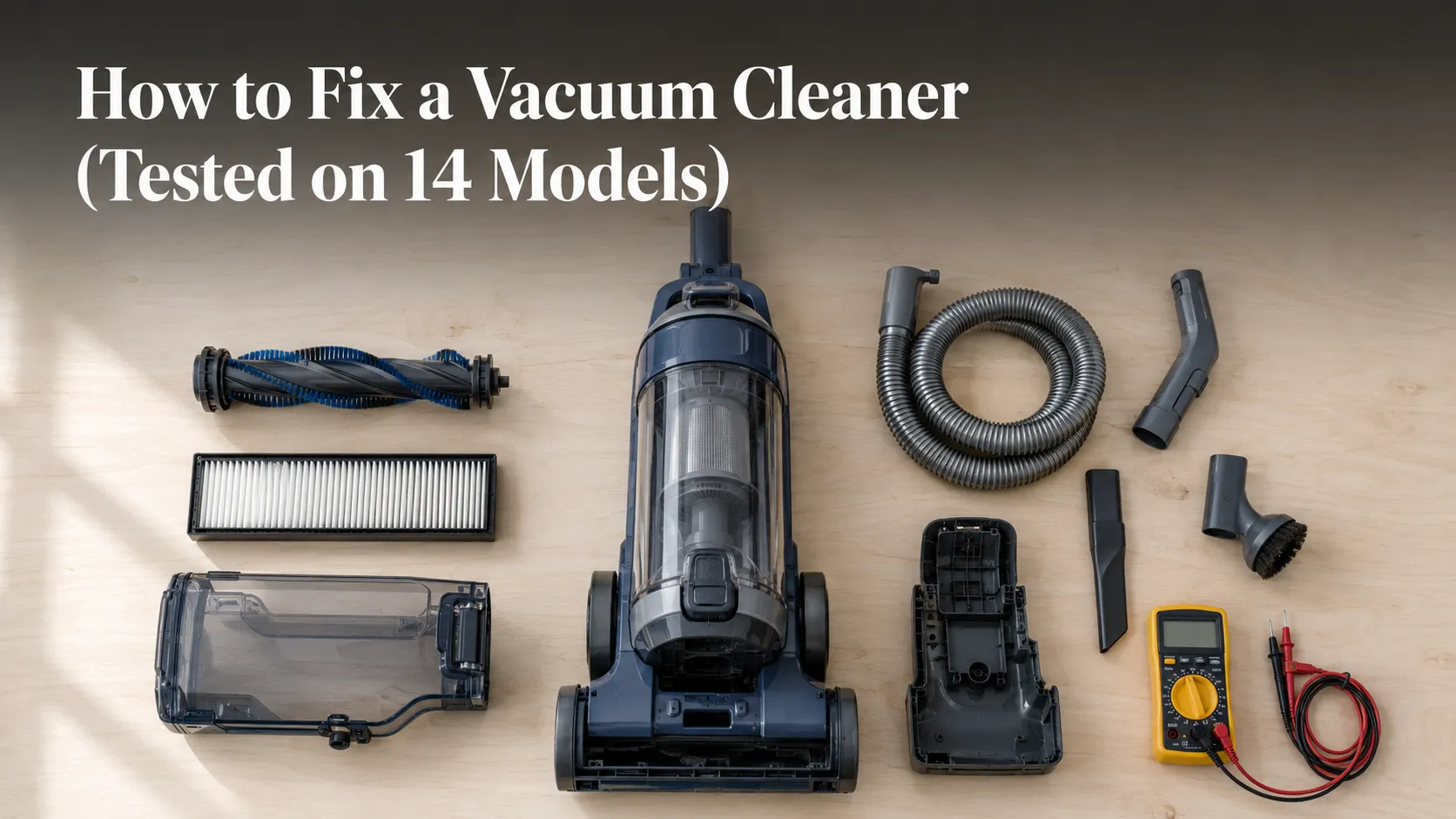 How to Fix a Vacuum Cleaner (Tested on 14 Models)
