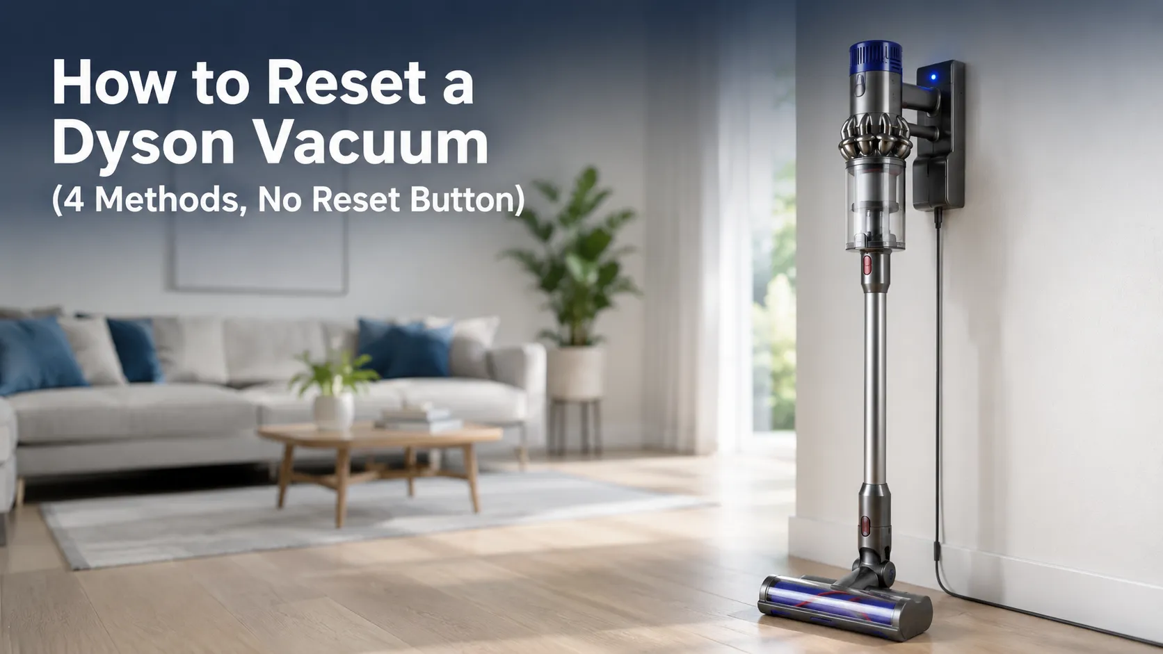 How to Reset a Dyson Vacuum (4 Methods, No Reset Button)