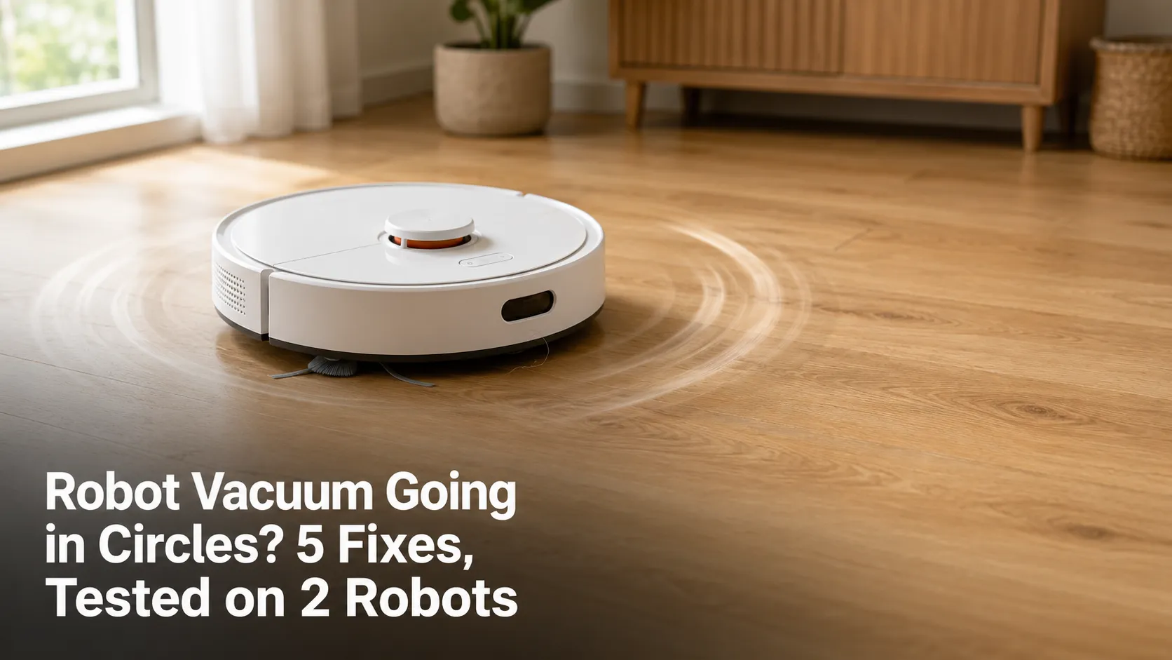 Robot Vacuum Going in Circles? 5 Fixes, Tested on 2 Robots