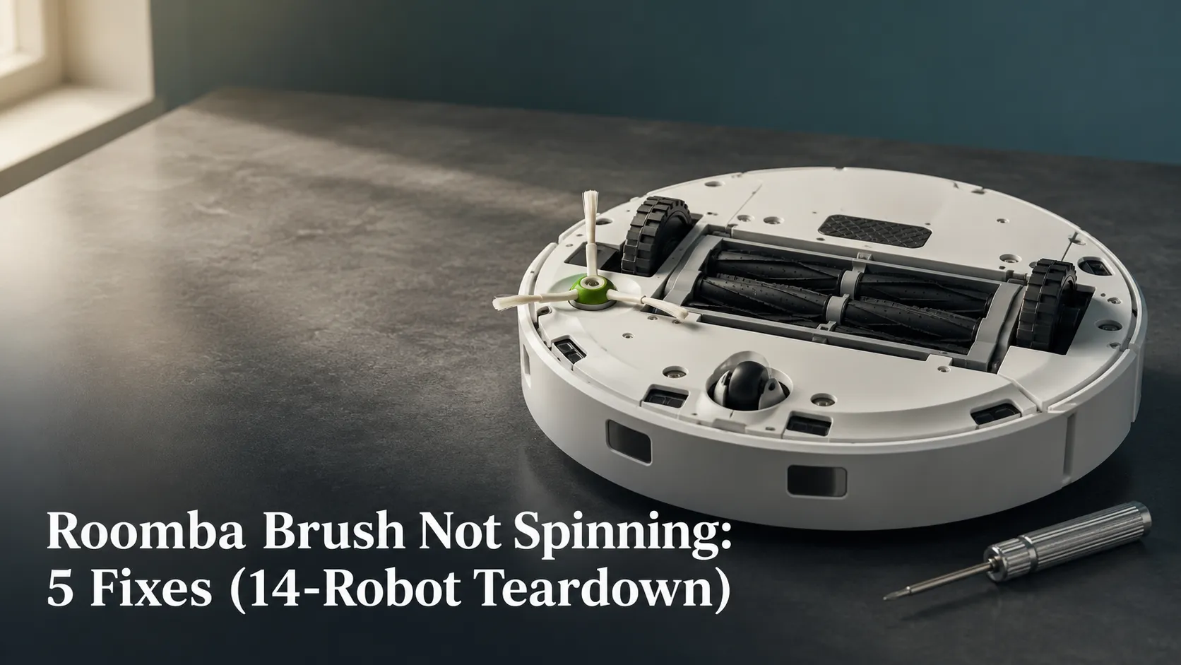 Roomba Brush Not Spinning: 5 Fixes (14-Robot Teardown)