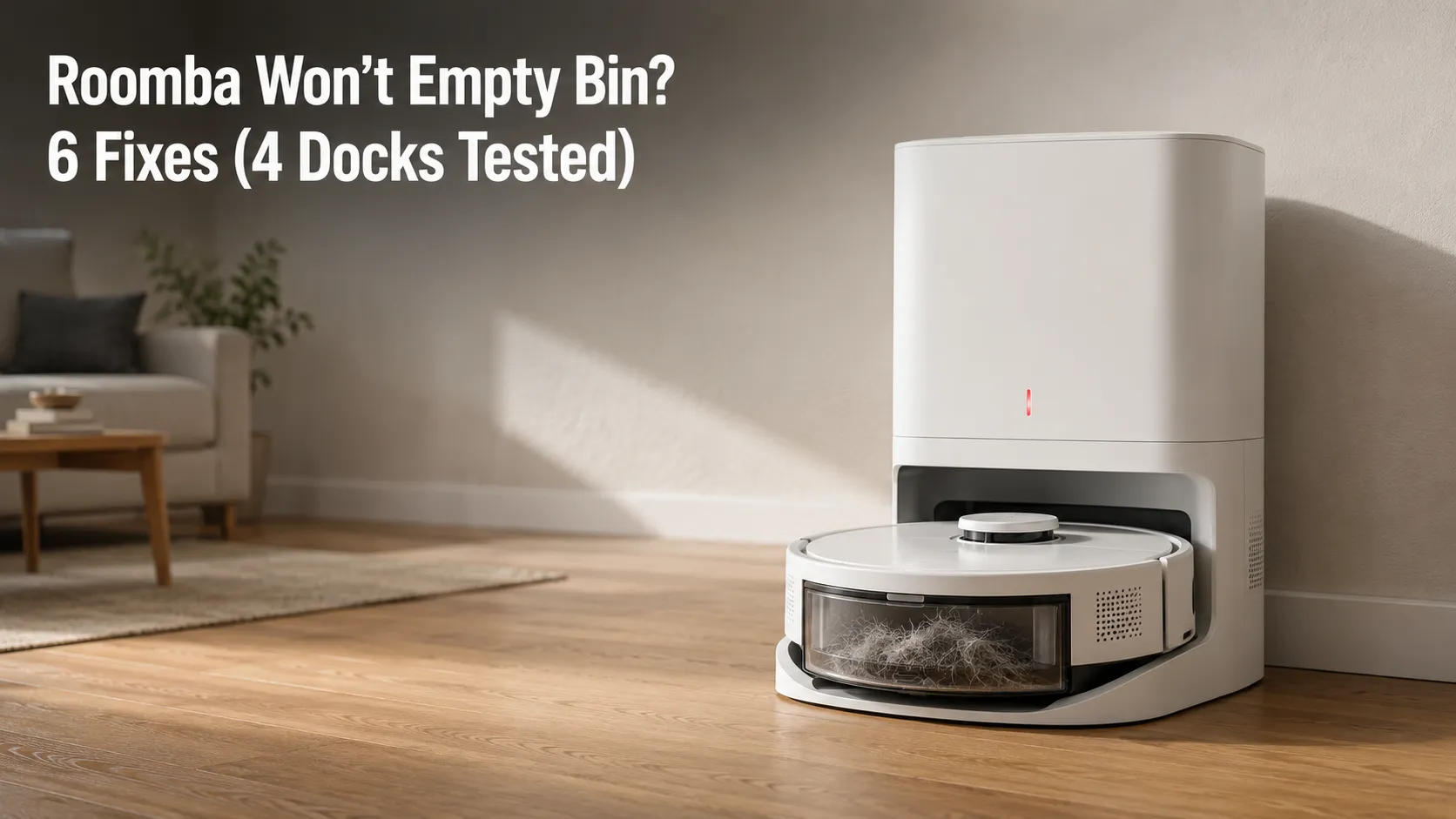 Roomba Won’t Empty Bin? 6 Fixes (4 Docks Tested)