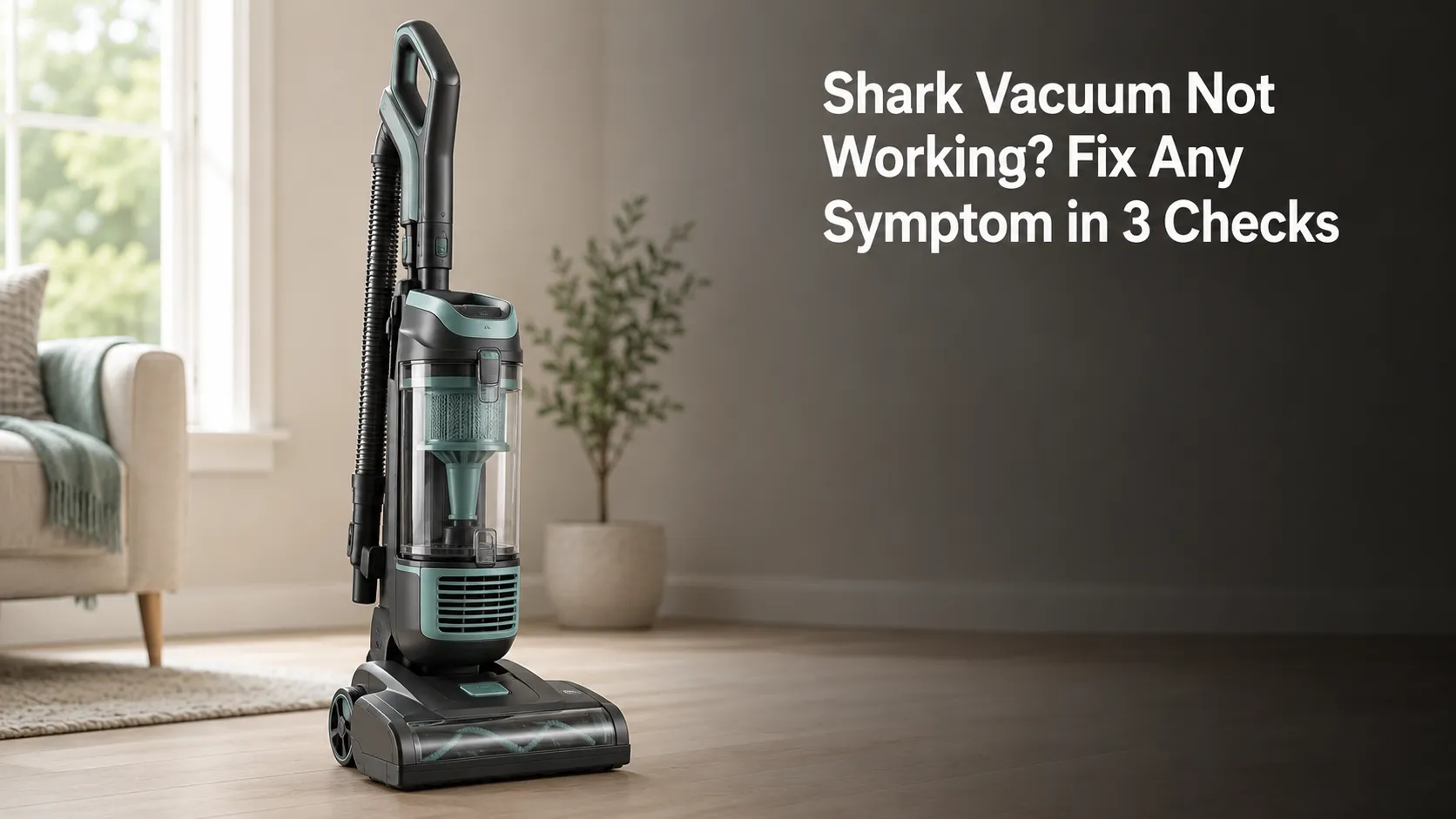 Shark Vacuum Not Working? Fix Any Symptom in 3 Checks