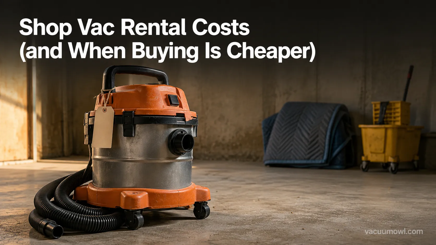 Shop Vac Rental Costs (and When Buying Is Cheaper)