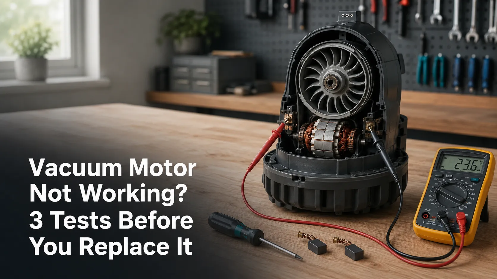 Vacuum Motor Not Working? 3 Tests Before You Replace It