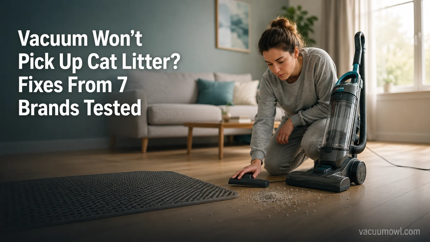 Vacuum Won’t Pick Up Cat Litter? Fixes From 7 Brands Tested