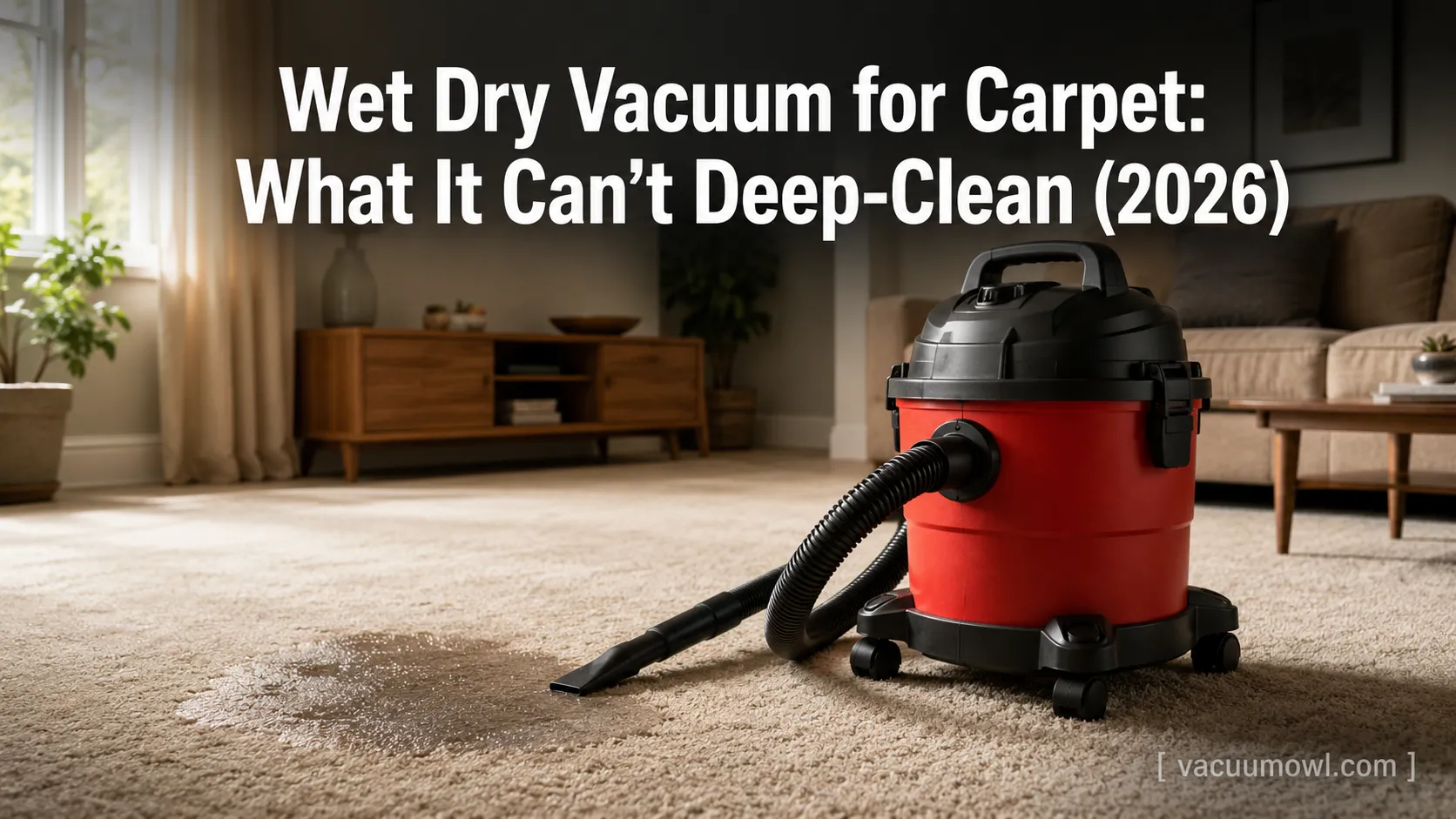 Wet Dry Vacuum for Carpet: What It Can’t Deep-Clean (2026)