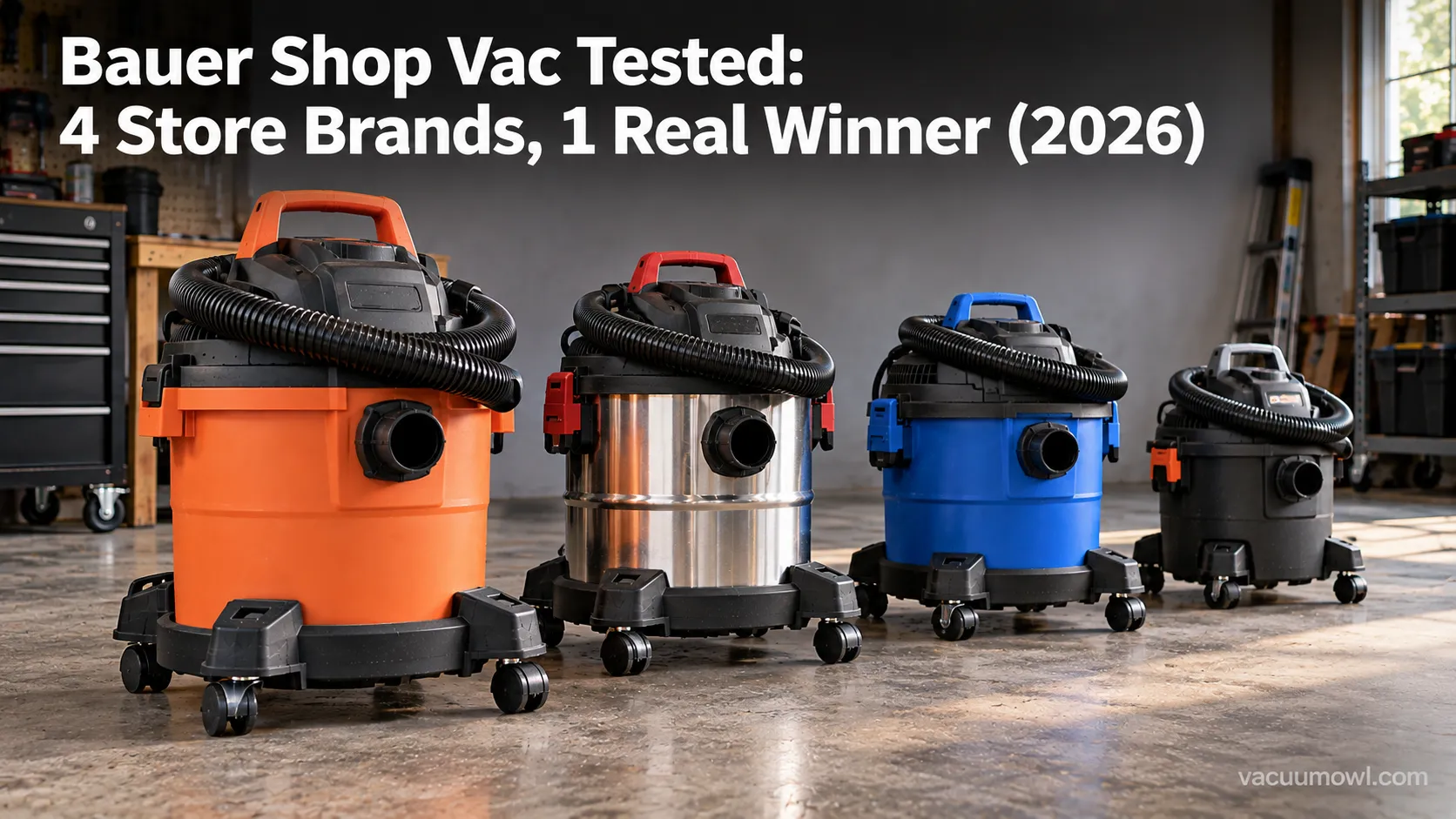 Bauer Shop Vac Tested: 4 Store Brands, 1 Real Winner (2026)