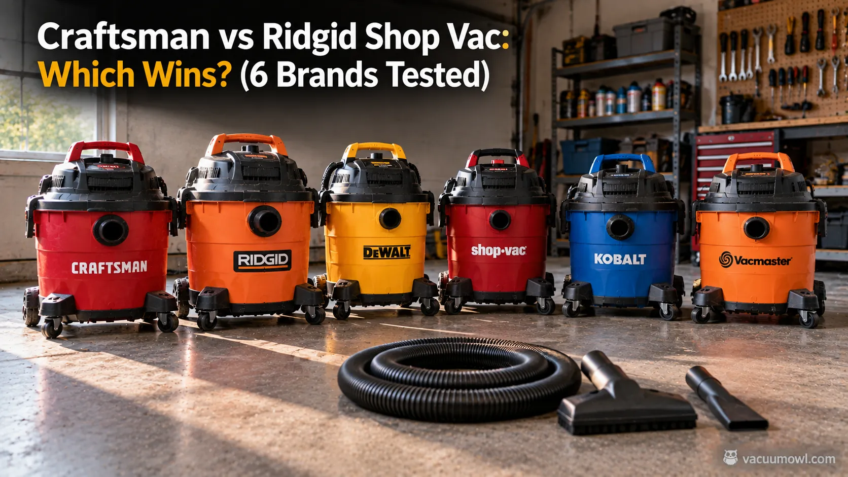 Craftsman vs Ridgid Shop Vac: Which Wins? (6 Brands Tested)