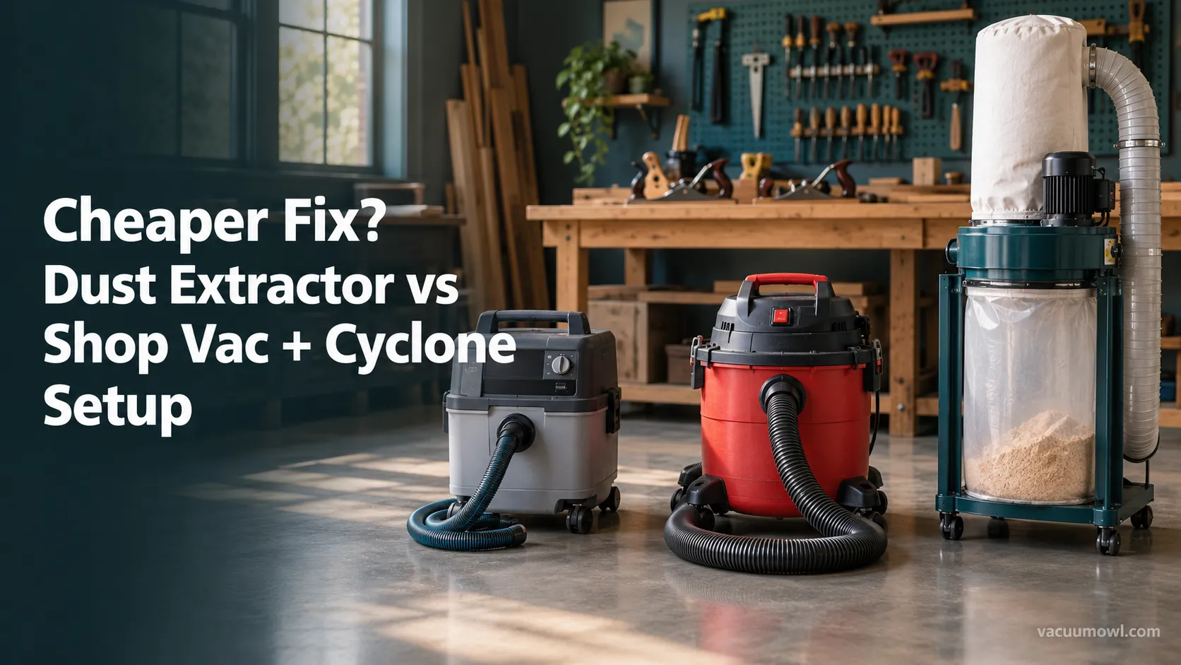 Cheaper Fix? Dust Extractor vs Shop Vac + Cyclone Setup