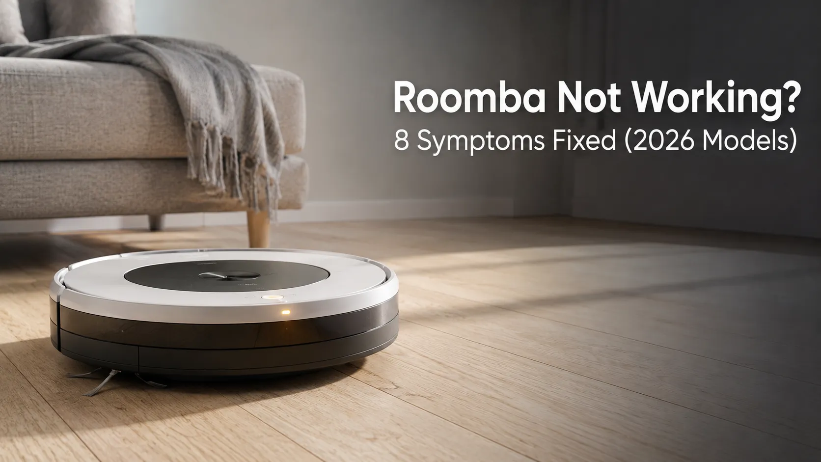 Roomba Not Working? 8 Symptoms Fixed (2026 Models)