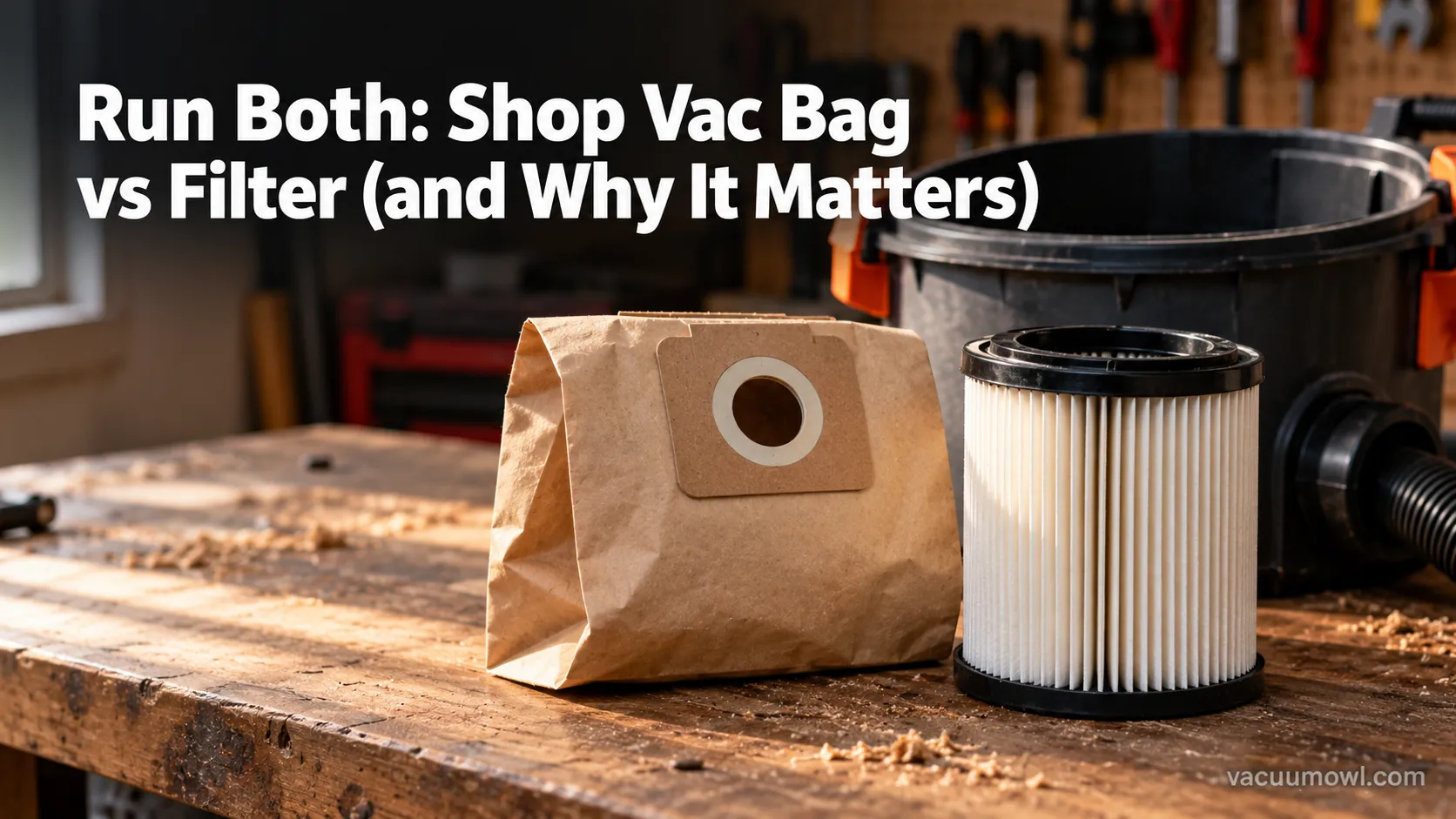 Run Both: Shop Vac Bag vs Filter (and Why It Matters)
