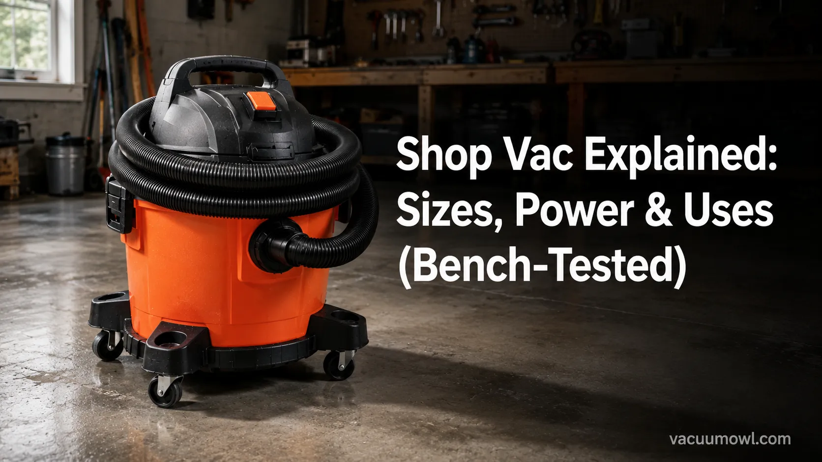 Shop Vac Explained: Sizes, Power & Uses (Bench-Tested)