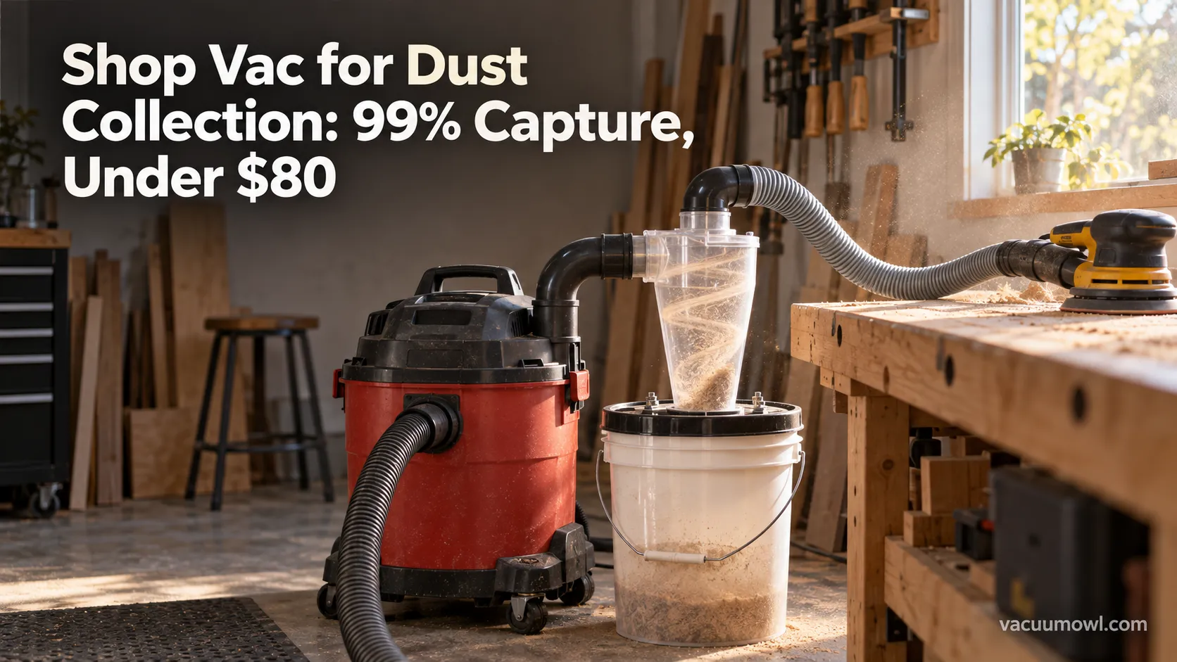 Shop Vac for Dust Collection: 99% Capture, Under $80