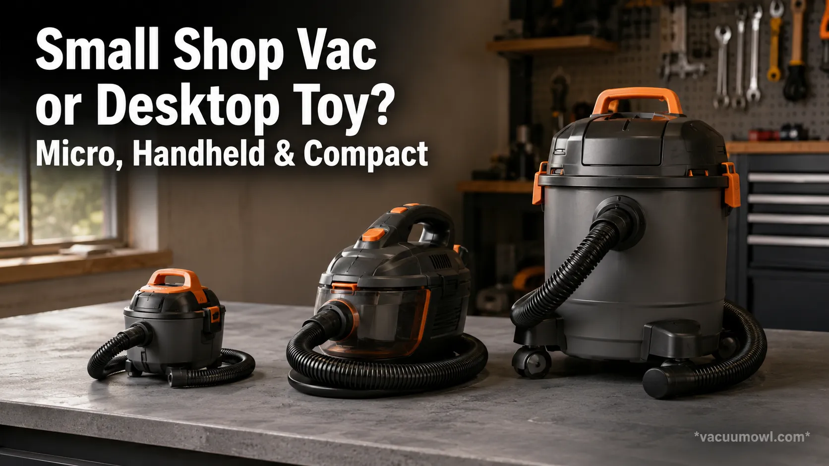 Small Shop Vac or Desktop Toy? Micro, Handheld & Compact
