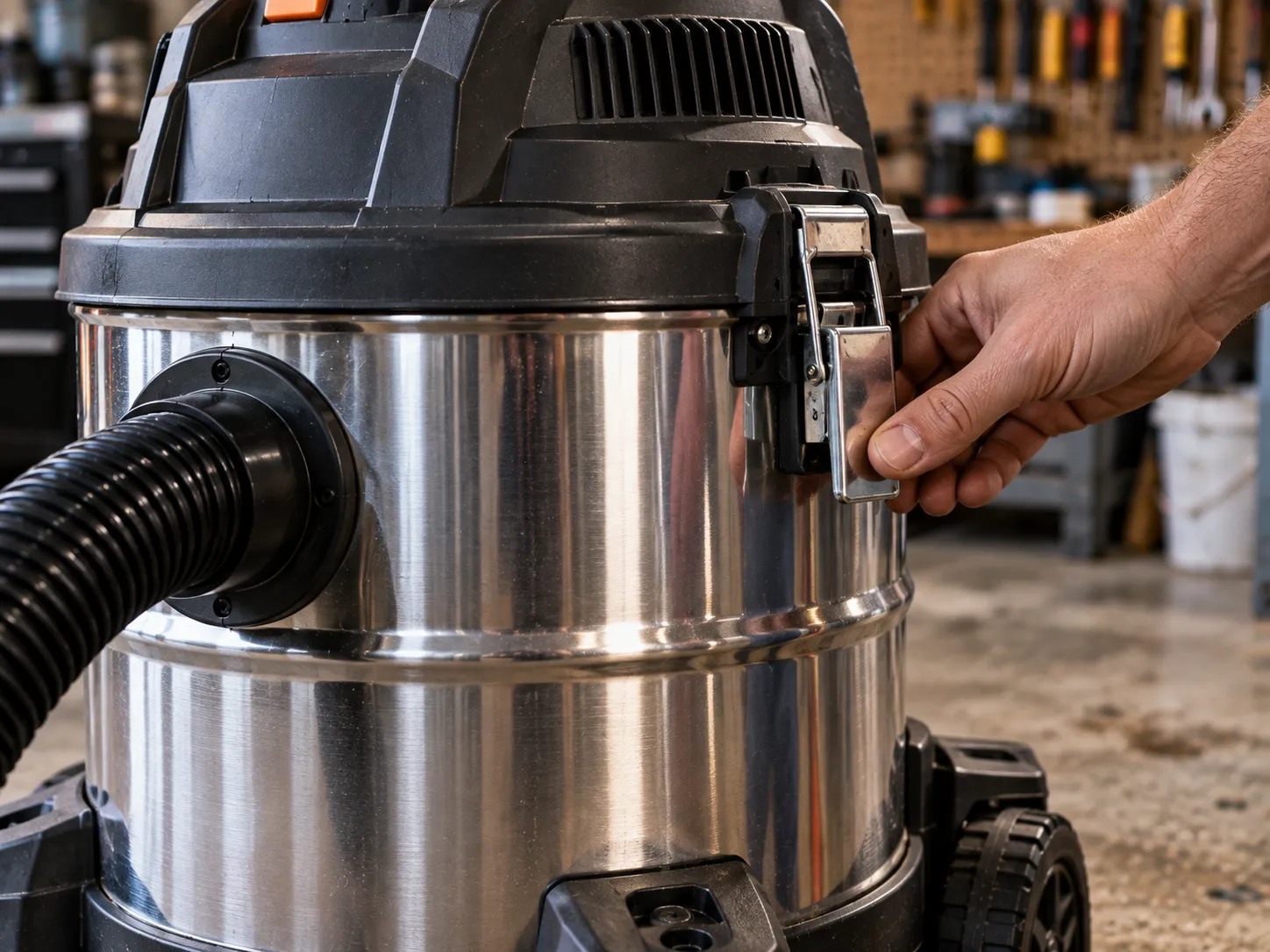 Vacmaster Beast shop vac steel tank compared to plastic-tank rivals