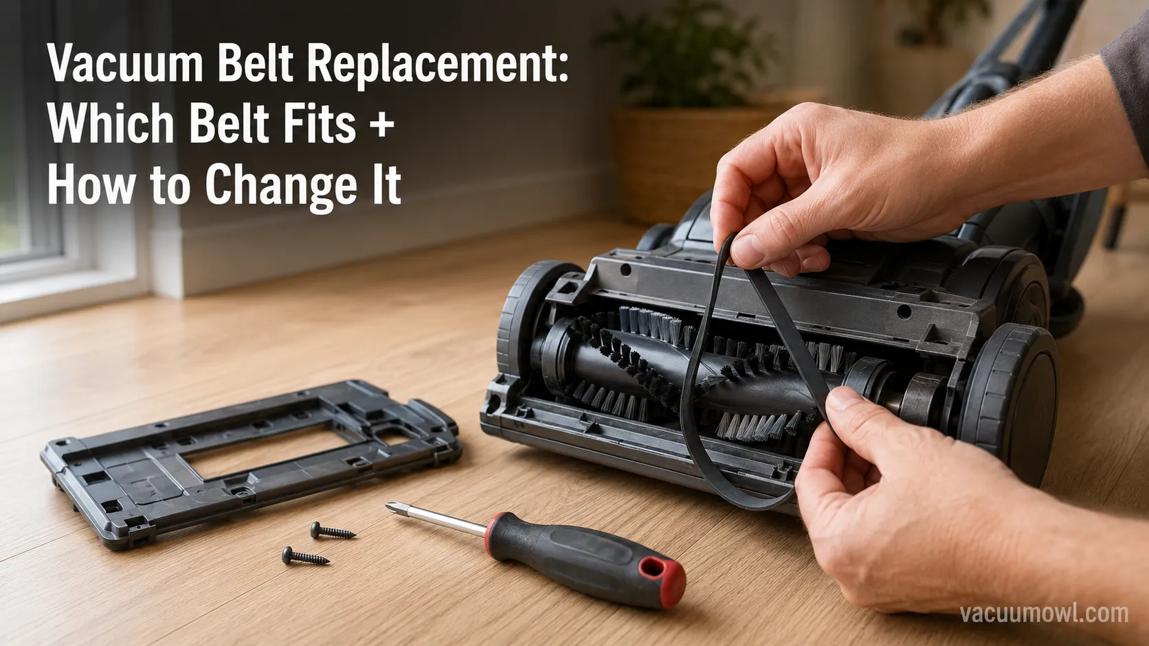 Vacuum Belt Replacement: Which Belt Fits + How to Change It