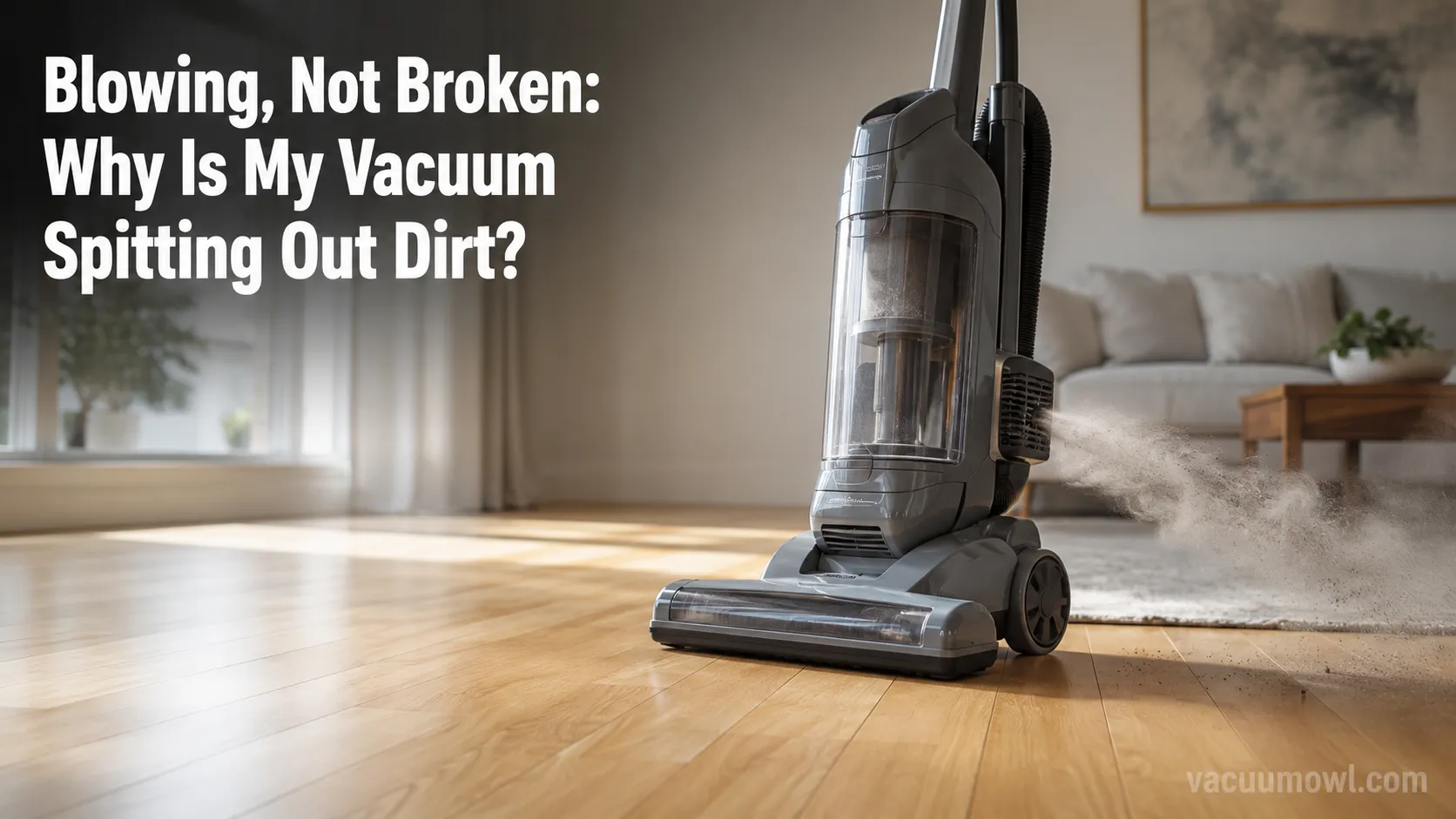Blowing, Not Broken: Why Is My Vacuum Spitting Out Dirt?